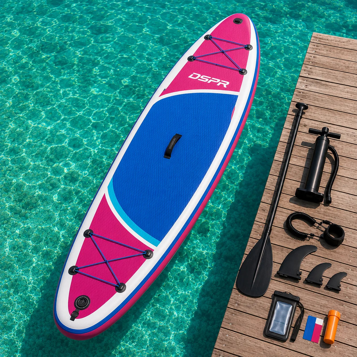 Fastest 6 Day Shipping Custom Printed All Around Paddle Board Fusion Drop Stitch for Beginner Logo and Color Bulk Orders