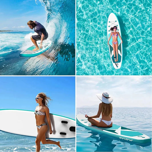 Budget-Friendly Inflatable Sup Board Stand-Up Paddle Board Durable Construction for Recreational Water Activities