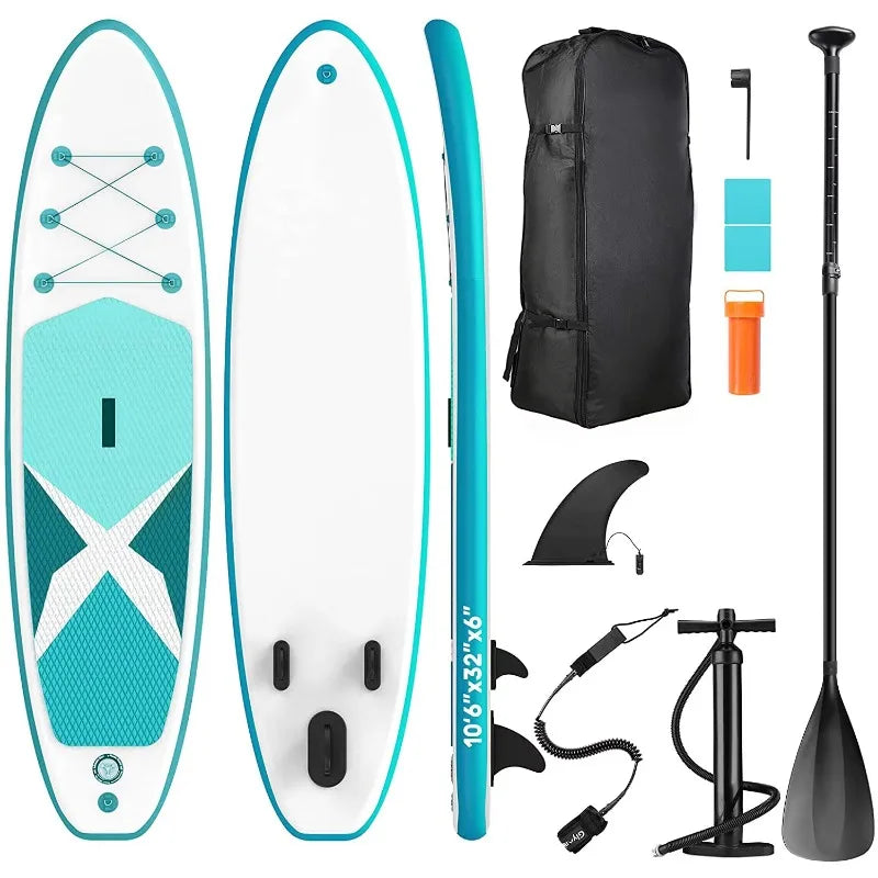 Budget-Friendly Inflatable Sup Board Stand-Up Paddle Board Durable Construction for Recreational Water Activities