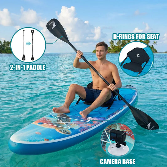 TIDETREK 350cm Custom Waterplay Surfing Drop Stitch Paddle Board Inflatable Stand-Up Tablas Sup Padle Board Surfboard