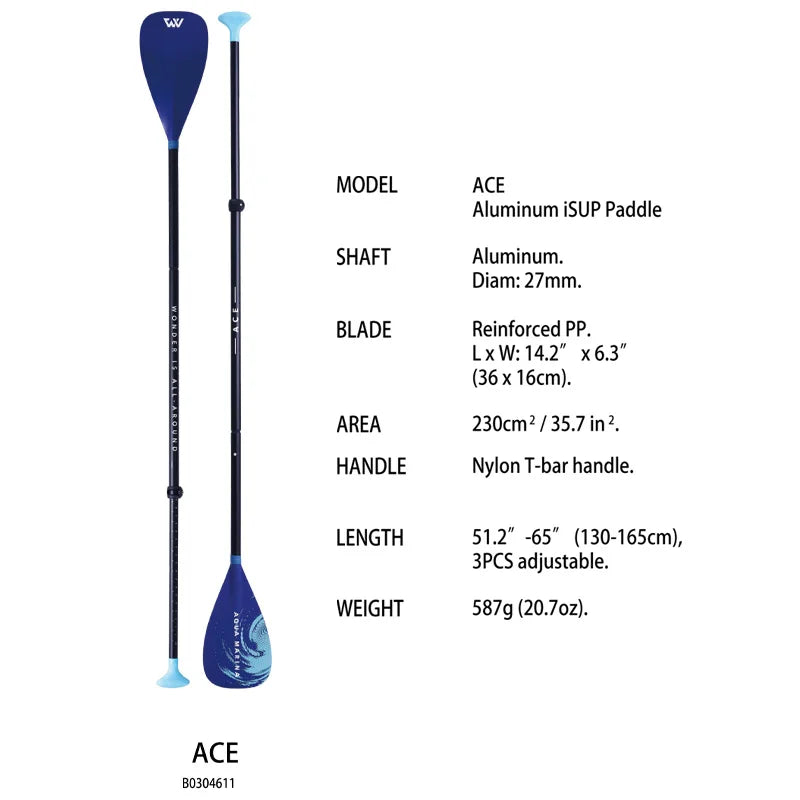 AquaMarina/ SUP paddle surfing aluminum alloy paddle fiberglass double use paddle DUAL TECH kayak oar inflatable boat sup
