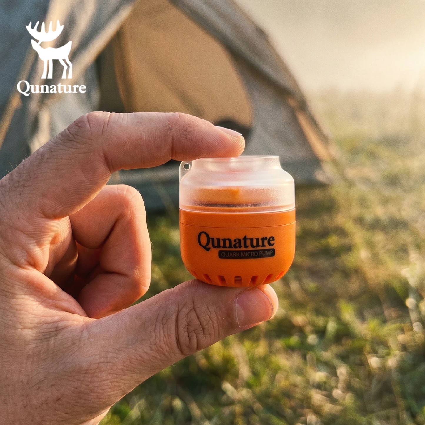 Qunature Air Pump Inflatable Lightweight 5kpa Mini Air Pump Camping Self Inflating Mat Tube Pump Strong Air Pressure