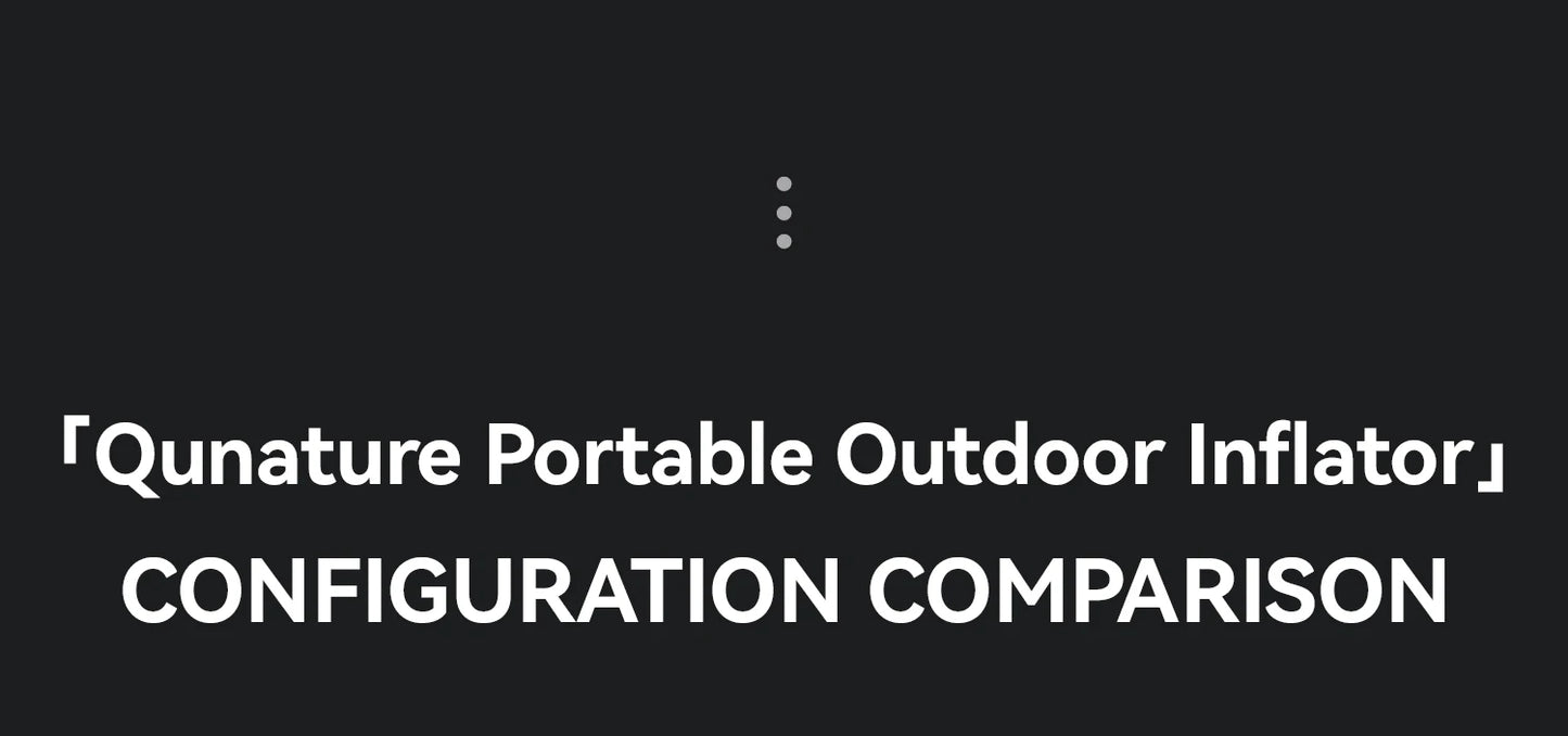Qunature Air Pump Inflatable Lightweight 5kpa Mini Air Pump Camping Self Inflating Mat Tube Pump Strong Air Pressure