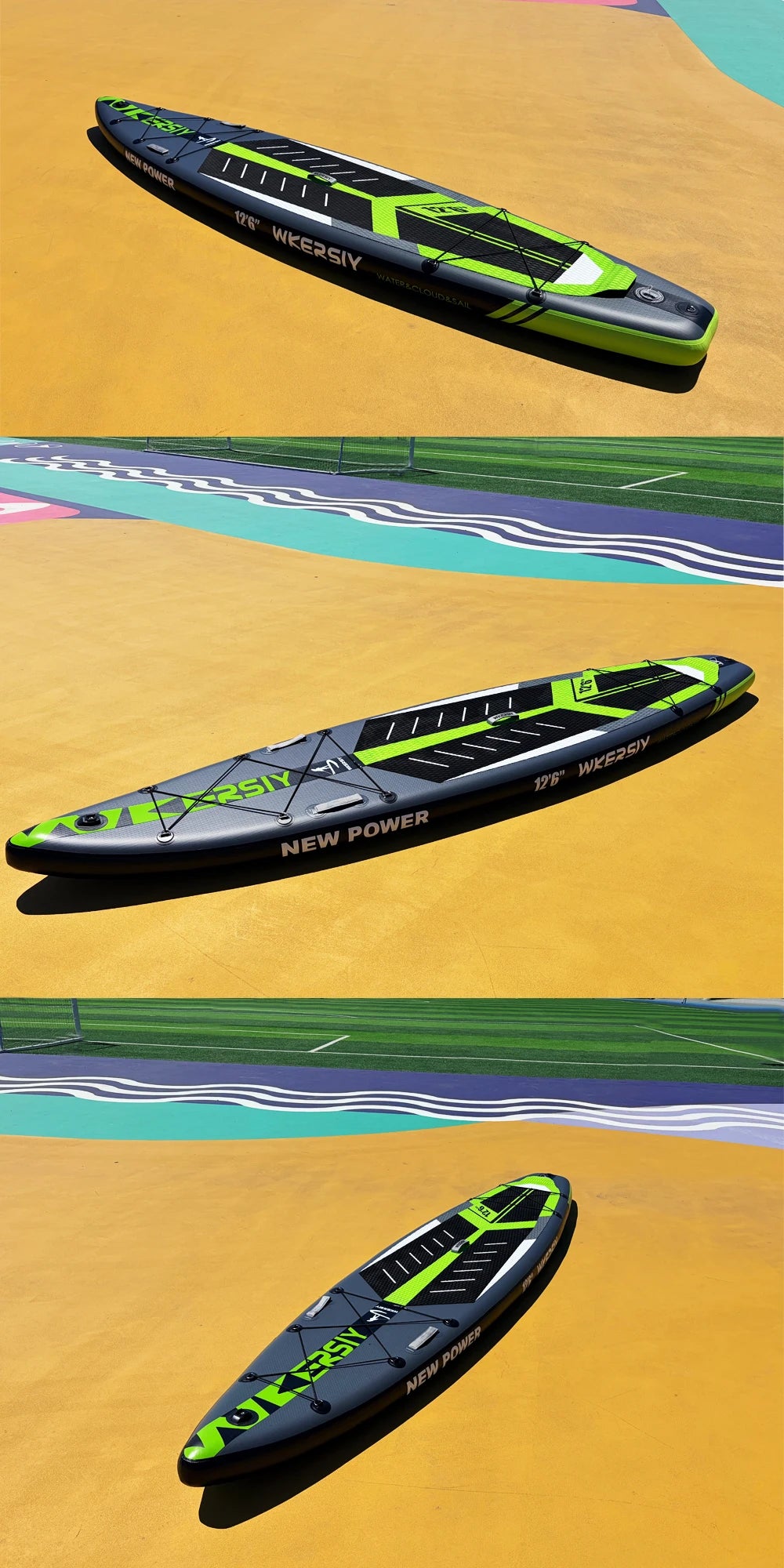 inflatable paddle board 12'6 SUP with accessories for adults paddleboard touring 380cm length stand up paddle board