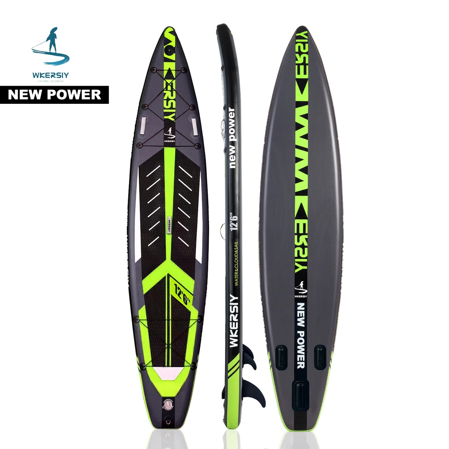 inflatable paddle board 12'6 SUP with accessories for adults paddleboard touring 380cm length stand up paddle board