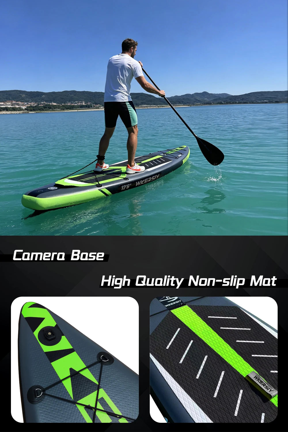 inflatable paddle board 12'6 SUP with accessories for adults paddleboard touring 380cm length stand up paddle board