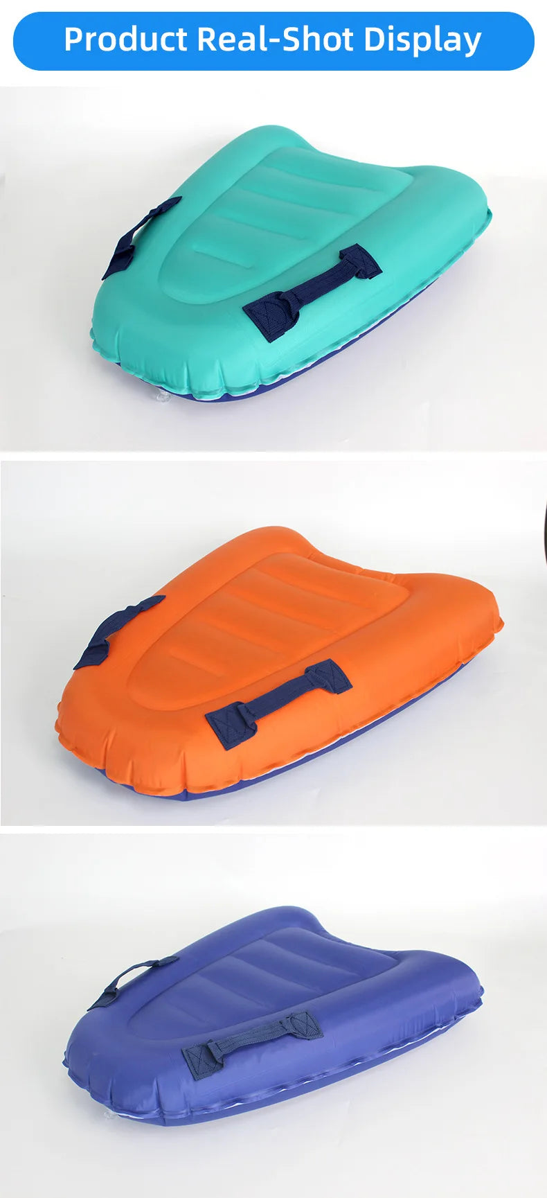 Inflatable Surfboard Portable Bodyboard Adult Light Kick Board Surfing Water Skiing Board Water Learning Swimming Board