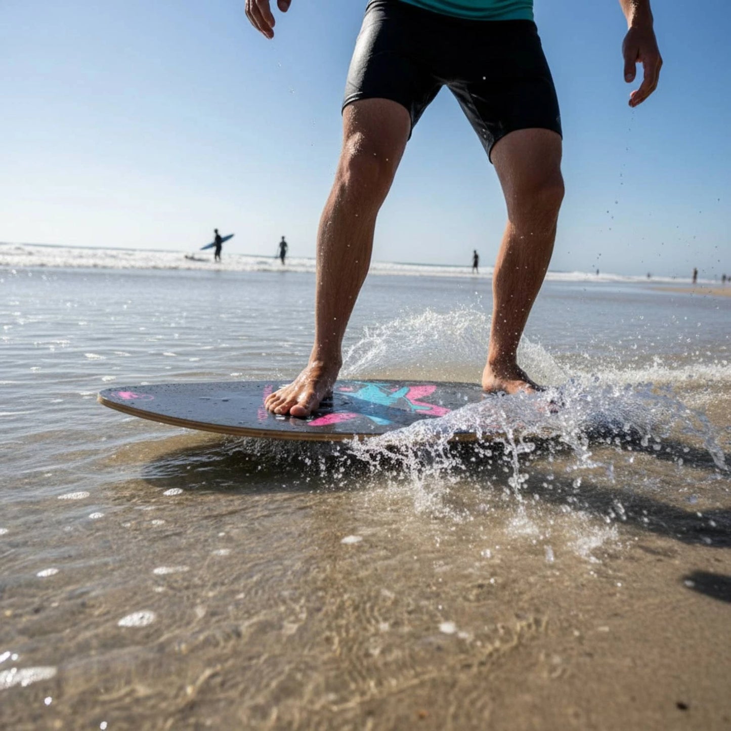 Hard Surfboard Rounded Tail Printed Surfboard Ride Board Stable Ride Water Sport Gear Sturdy