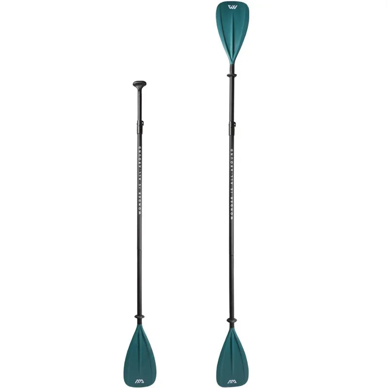 AquaMarina/ SUP paddle surfing aluminum alloy paddle fiberglass double use paddle DUAL TECH kayak oar inflatable boat sup