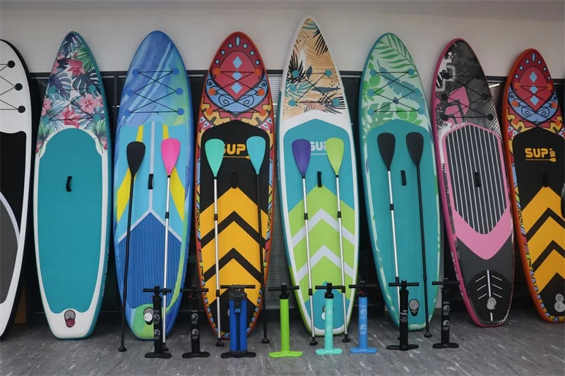 Surf SUP Paddle Padel Board Inflatable Stand Up Standup Paddle Surf Board Paddleboarding Paddleboard