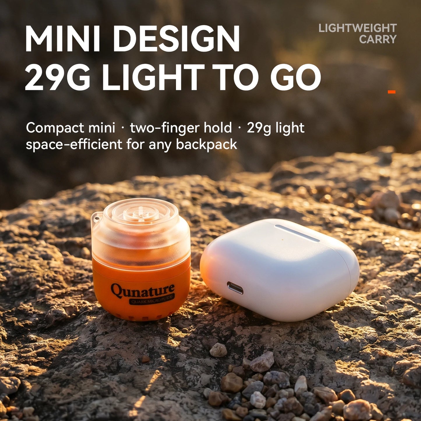 Qunature Air Pump Inflatable Lightweight 5kpa Mini Air Pump Camping Self Inflating Mat Tube Pump Strong Air Pressure