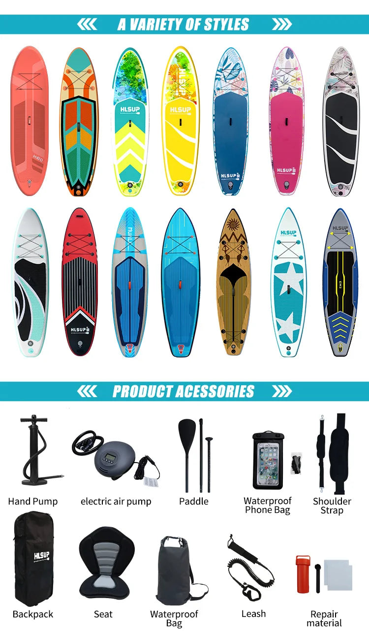 Surf SUP Paddle Padel Board Inflatable Stand Up Standup Paddle Surf Board Paddleboarding Paddleboard