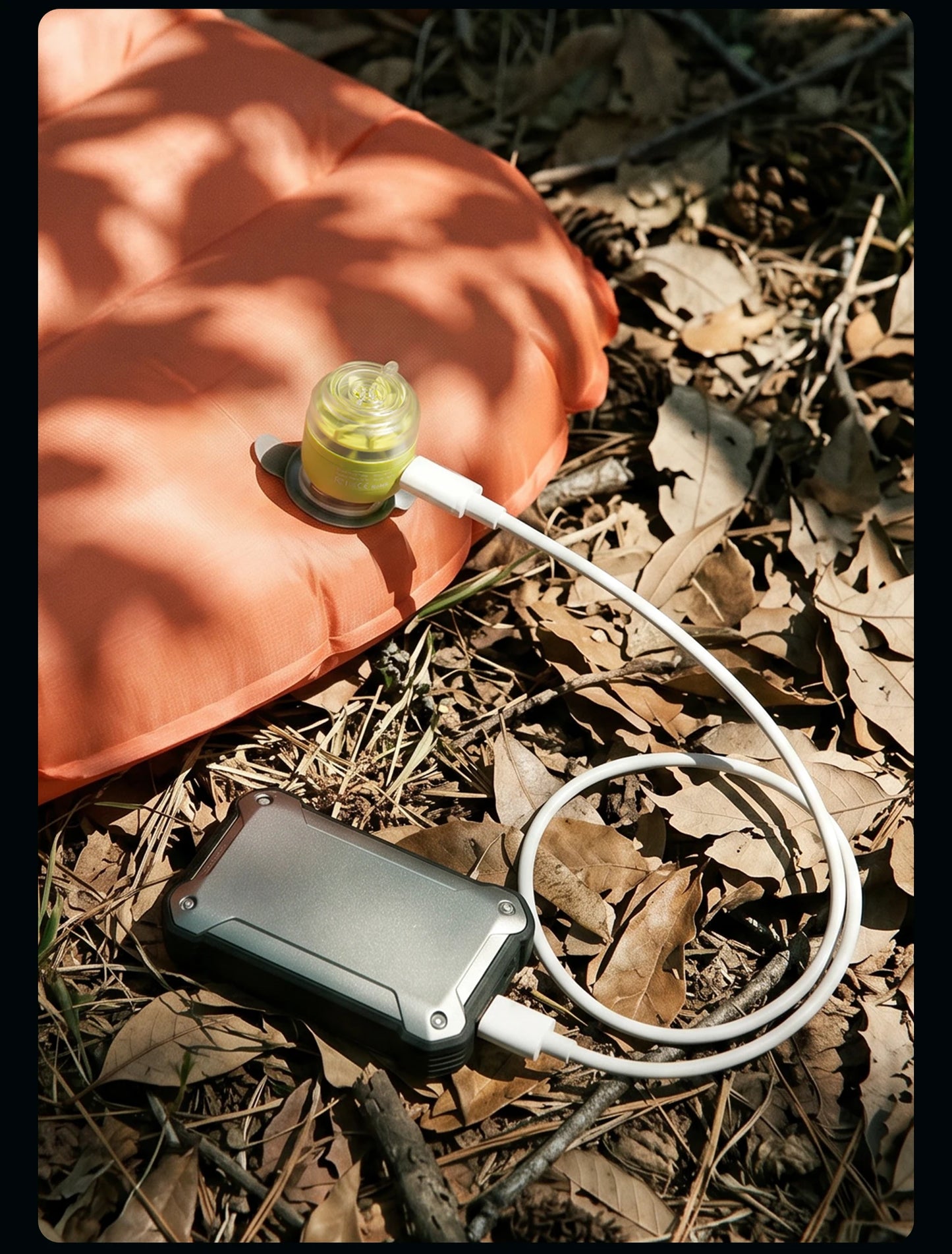 Qunature Air Pump Inflatable Lightweight 5kpa Mini Air Pump Camping Self Inflating Mat Tube Pump Strong Air Pressure
