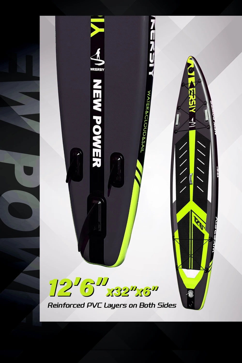 inflatable paddle board 12'6 SUP with accessories for adults paddleboard touring 380cm length stand up paddle board